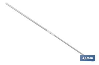 Pértiga Extensible de 100-300 cm para accesorios de limpieza de piscinas - Cofan