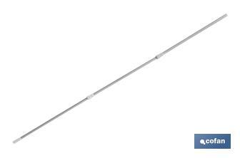 Pértiga Extensible de 100-300 cm para accesorios de limpieza de piscinas - Cofan