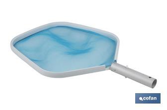 Recoge hojas de aluminio para piscinas | Ideal para limpiar la superficie de hojas e insectos - Cofan