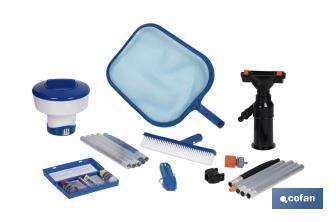 Kit de mantenimiento y limpieza de piscinas | La solución integral para una piscina impecable - Cofan