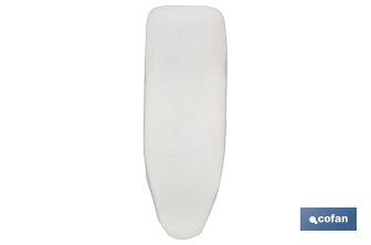 Funda acolchada para tabla de planchar | Color: gris metalizado | Material: 100 % algodón | Refleja el vapor | Disponible en dos medidas diferentes - Cofan