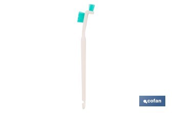 Set de 3 cepillos de limpieza multifunción para baños, cocinas y ventanas | Limpia ranuras, raíles, tuberías y mucho más - Cofan
