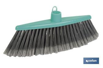Cepillo de barrer plumado para pequeños espacios | Color: Verde agua - Cofan