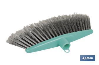 Cepillo de barrer plumado para pequeños espacios | Color: Verde agua - Cofan