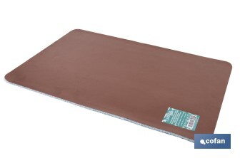 Felpudo entrada "El mundo a tus pies" | Adecuado para interior y exterior | Material resistente | Base antideslizante | Diseño con mapamundi | Medidas: 40 x 60 cm - Cofan