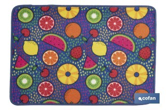 Felpudo entrada casa | Adecuado para interior y exterior | Material resistente | Antideslizante | Diseño divertido | Medidas: 50 x 70 cm - Cofan