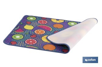 Felpudo entrada casa | Adecuado para interior y exterior | Material resistente | Antideslizante | Diseño divertido | Medidas: 50 x 70 cm - Cofan