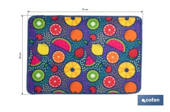 Felpudo entrada casa | Adecuado para interior y exterior | Material resistente | Antideslizante | Diseño divertido | Medidas: 50 x 70 cm - Cofan