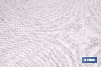 Rollo de alfombra vinílica semirrígida de impresión digital | Estampado jaspeado en gris claro | Resistente para suelos interiores y exteriores cubiertos - Cofan