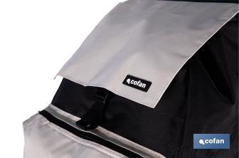 Carro de la compra plegable con 2 ruedas | Chasis de aluminio | Bolsa de 43 litros | Bolsillo para congelados | Disponible en varios colores - Cofan