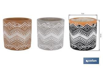 Velas Aromáticas de Citronela con aroma cítrico en recipiente decorativo | Duración de 35 horas - Cofan