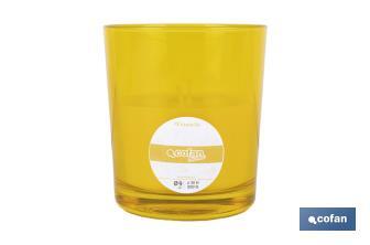 Velas Aromáticas de Citronela en Vasos de Colores | Protección Duradera durante 30 horas - Cofan