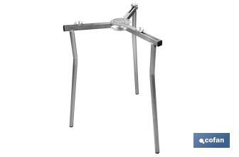 Cofan Tripé ajustável para fogão paelheiro | Altura máxima: 72 cm - Cofan