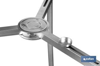 Cofan Tripé ajustável para fogão paelheiro | Altura máxima: 72 cm - Cofan