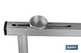 Cofan Tripé ajustável para fogão paelheiro | Altura máxima: 72 cm - Cofan