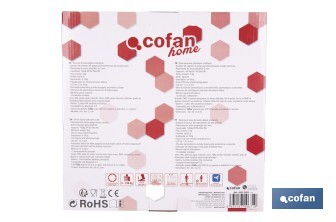 Báscula de baño digital inteligente | Análisis corporal completo | Báscula con Bluetooth y aplicación móvil | Pilas incluidas - Cofan