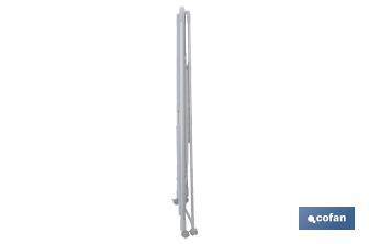 Tendedero eléctrico de torre | 4 ruedas con freno | 300 W de potencia | Tendedero portátil con secado rápido - Cofan