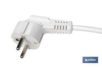 Convector radiante | Potencia: 2000 W | Termostato regulable | Seguridad antivuelco | Ideal para estancias medianas - Cofan