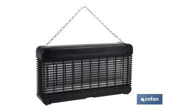 Lámpara LED antiinsectos con enchufe| Potencia: 13 W | Descarga Eléctrica: 4000 V | Área: 200 m² | Protégete contra los insectos - Cofan