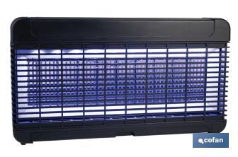 Lámpara LED antiinsectos con enchufe| Potencia: 13W | Descarga Eléctrica: 4000V | Área: 200 m² | Protégete contra los insectos - Cofan