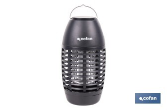Lámpara LED antiinsectos recargable por USB | Interior y exterior | Cobertura 80 m² | Resistente al agua IPX4 | Luz UV de alta potencia | Ideal para camping, barbacoa y jardín - Cofan