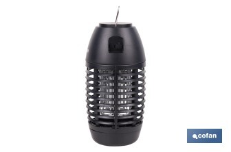 Lámpara LED antiinsectos recargable por USB | Interior y exterior | Cobertura 80 m² | Resistente al agua IPX4 | Luz UV de alta potencia | Ideal para camping, barbacoa y jardín - Cofan
