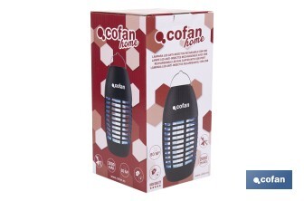 Lámpara LED antiinsectos recargable por USB | Interior y exterior | Cobertura 80 m² | Resistente al agua IPX4 | Luz UV de alta potencia | Ideal para camping, barbacoa y jardín - Cofan