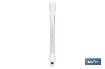 Tubo para aspiradora | Longitud: 72 cm | Material: aluminio | Compatible con aspiradoras 45053301 y 45053302 - Cofan