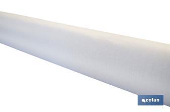 Stain-resistant tablecloth | Grey soft design | Vinyl and polyester | Waterproof | Easy to clean | Available in different sizes - Cofan