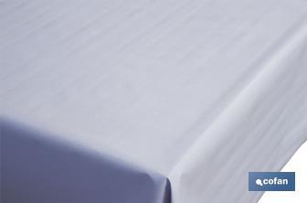 Stain-resistant tablecloth | Grey soft design | Vinyl and polyester | Waterproof | Easy to clean | Available in different sizes - Cofan