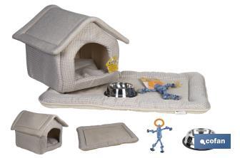 Lot de 4 accessoires pour animaux de compagnie pour la maison - Cofan