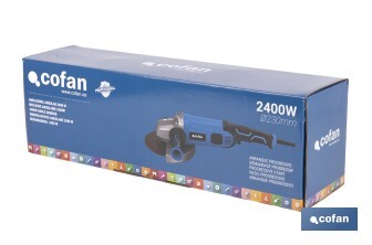 Meuleuse d'angle de 2400W | Meuleuse d'angle Ø230MM de démarrage progressif - Cofan