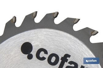 Discos de corte con 24 dientes | Diámetro 185 o 115 mm | Piezas de recambio para sierras circulares - Cofan