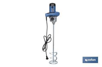 Paddle mixer | M14 paddle connection | Mixing paddle included | 2 speeds | Power: 1,400W - Cofan