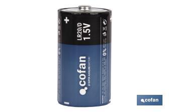 Alkaline Batterien - LR20 D/1,5V - Cofan