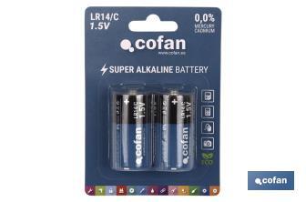 Pilhas Alcalinas - LR14 C/1,5V - Cofan