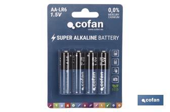 Alkaline Batterien - LR6 AA/1,5V - Cofan