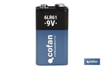 Alkaline Batterien- 6LR61/9V - Cofan