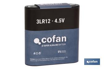 Alkaline batteries - 3LR12/4,5V - Cofan