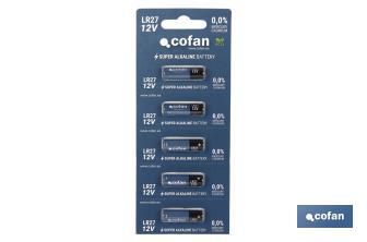 Alkaline batteries - 27A 12V - Cofan