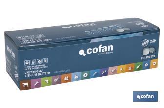 Pile a bottone CR2016/3.0V - Cofan