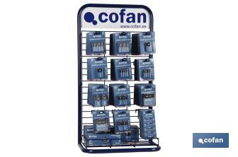 Expositor pilas alcalinas - Cofan