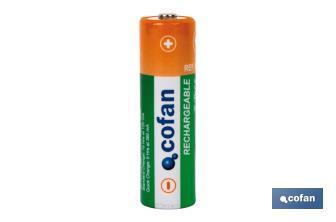 Rechargeable batteries AA - Cofan