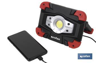 Luz de trabajo con USB - Cofan