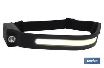 Lampe Torche de tête double avec capteur d'activation | 350 lm - Cofan