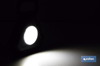 Mini Cob Led Rechargeable Flashlight | Mini LED work light with hook and extra strong magnet - Cofan