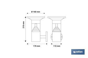 Aplique Led solar con sensor - Cofan