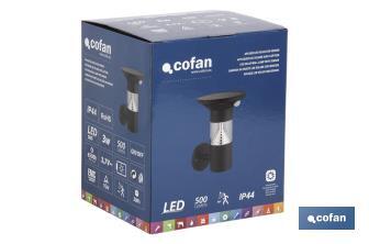 LED SOLAR WALL LAMP WITH SENSOR  - Cofan