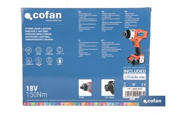 APARAFUSADOR COM BATERIA - Cofan