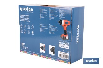 APARAFUSADOR COM BATERIA - Cofan